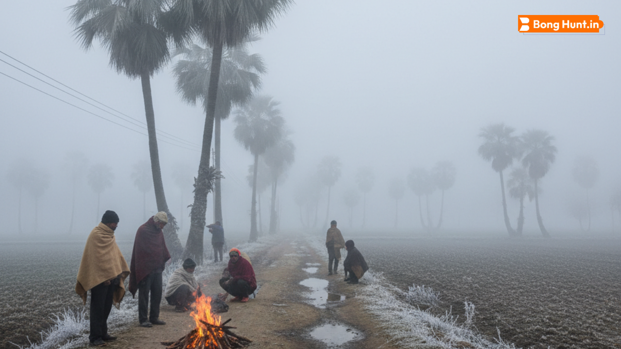 আরও জাঁকিয়ে শীত দক্ষিণবঙ্গে, ৭ জেলায় জারি সতর্কতা – আজকের আবহাওয়া