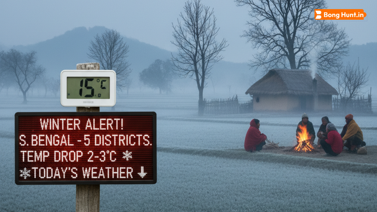 তাপমাত্রা কমবে ২-৩ ডিগ্রি, দক্ষিণবঙ্গের ৫ জেলায় শীতের বিশেষ সতর্কতা! আজকের আবহাওয়া